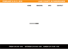 Tablet Screenshot of lakecountyboatshow.com